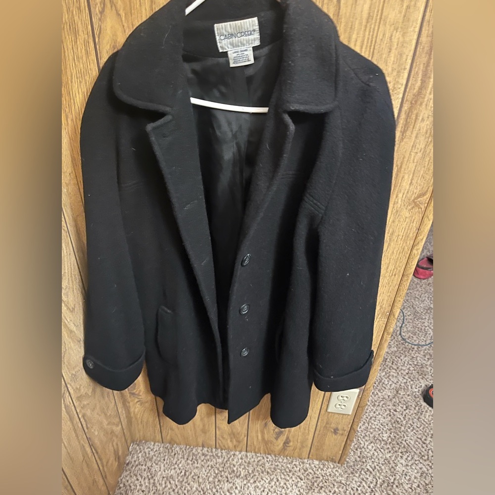 Long black coat